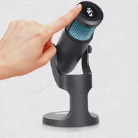rgb color ambient light condenser microphone usb computer live k song recording