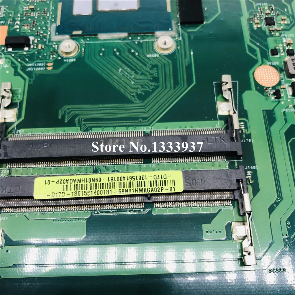 

For ASUS PEGATRON D17B Laptop motherboard SR23Y I5-5200U Mainboard