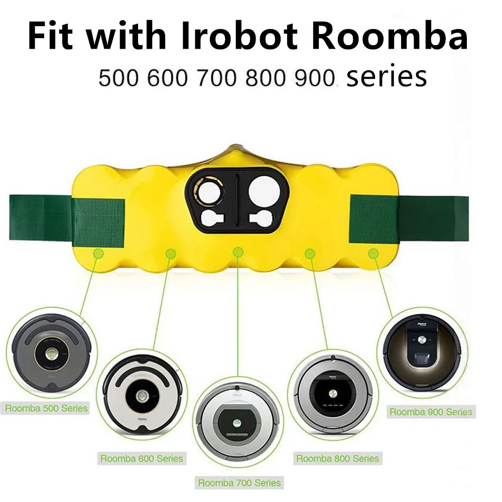 Батарея YECKPOWO 4000mAh SC для iRobot Roomba 500 600 700 800 900 Series пылесос 14 4 v | Электроника