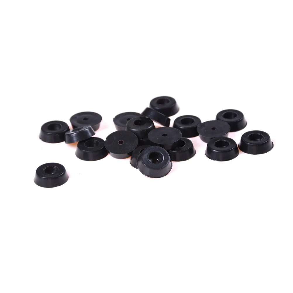 

10 Pcs Conical Recessed Rubber Feet Bumpers Covers Multi Type Size
