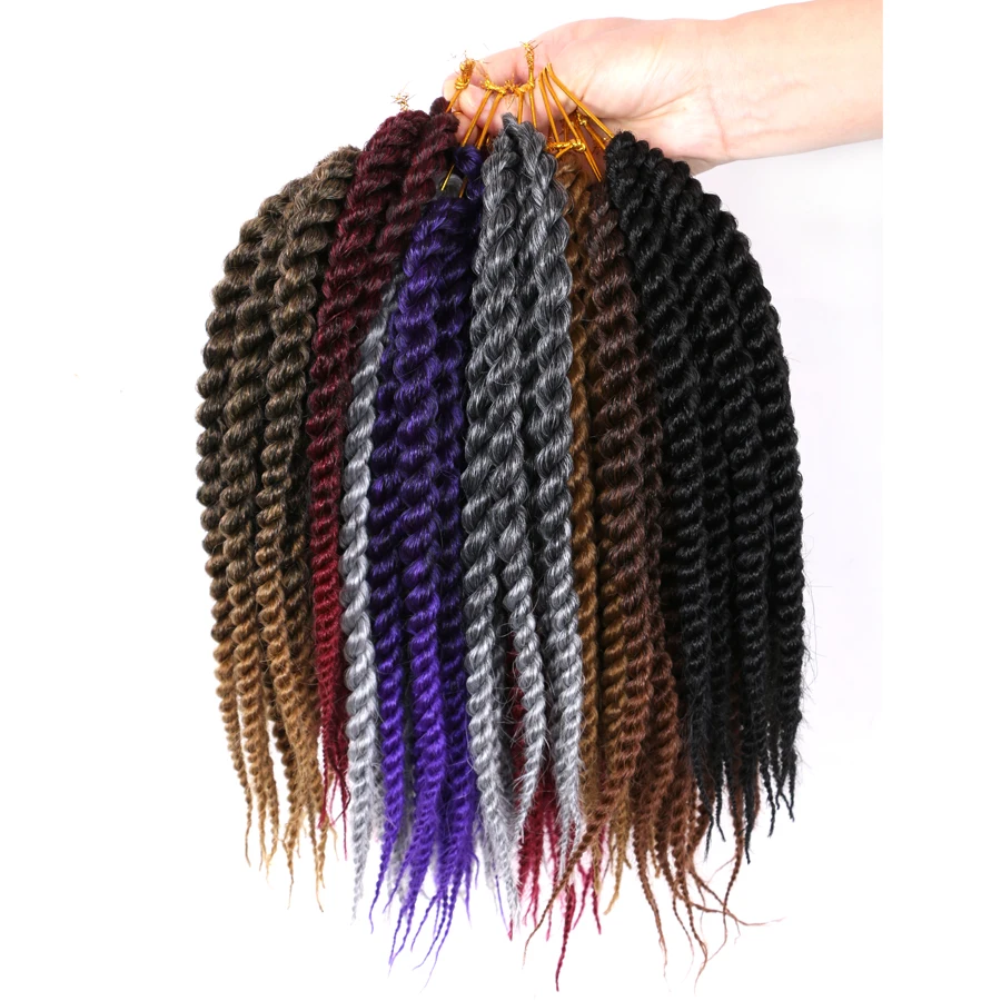 DAIRESS 12 &quotСенегальские скрученные волосы на крючках косички стендов