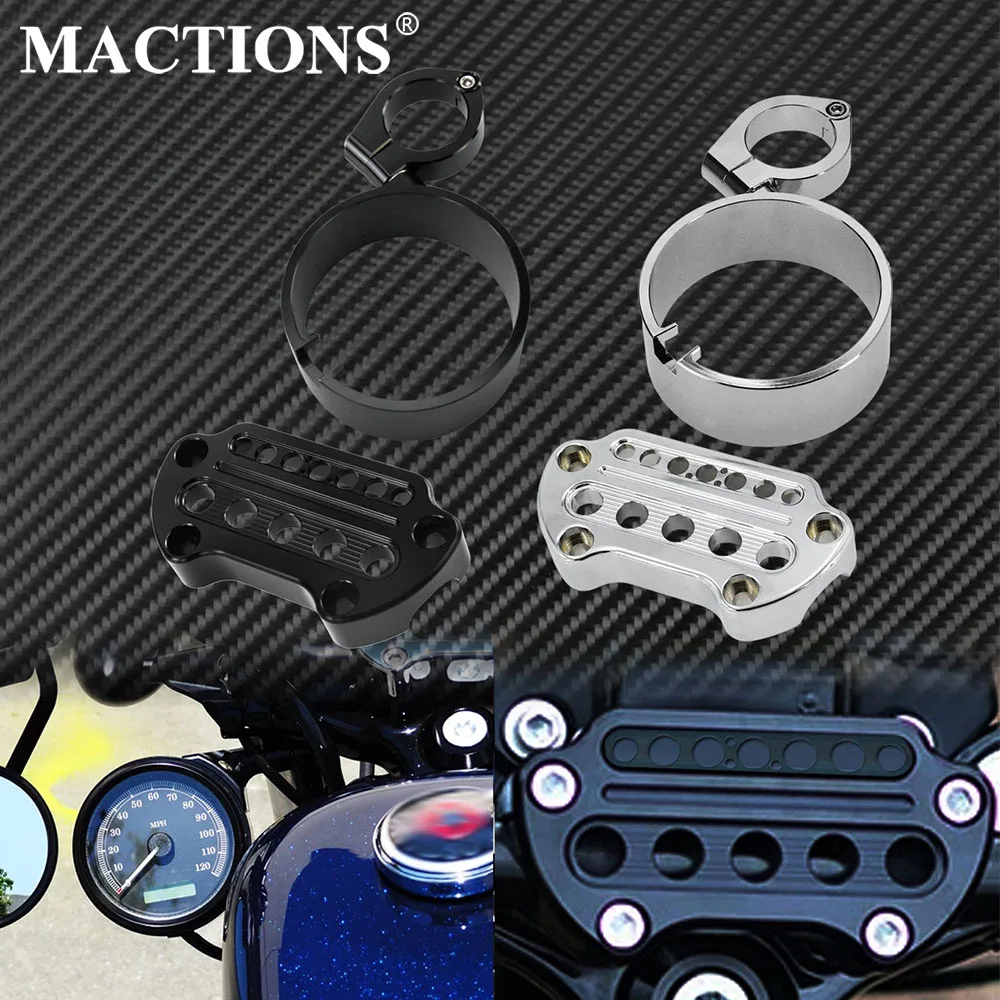 Алюминиевый светосветильник индикатор на руль мотоцикла верхняя планка зажимы