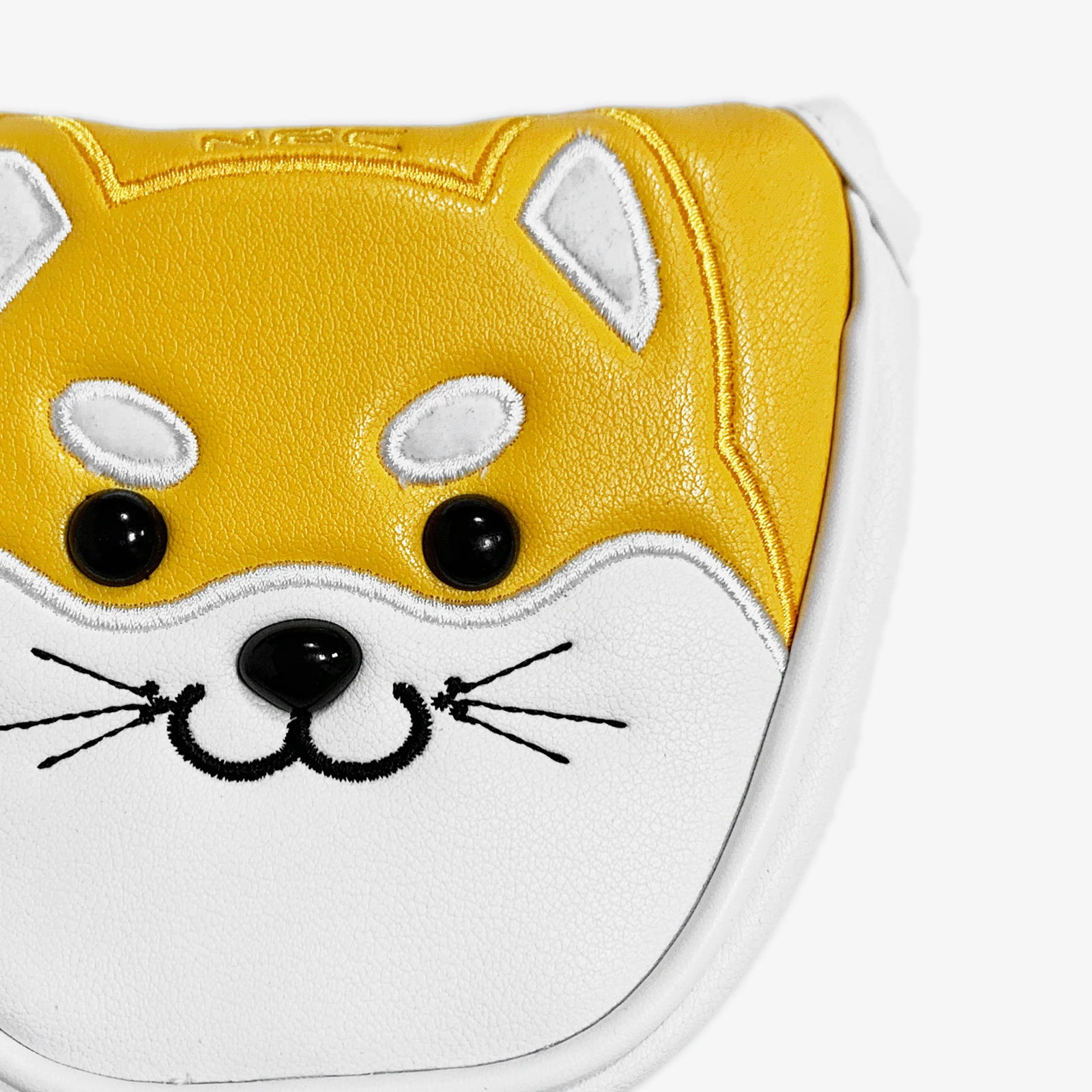 

Golf Putter Head Cover Husky Golf Mallet Putter Cover w/ Magnetic Closure Golf Club Protector Bag for Professional Golfer Player