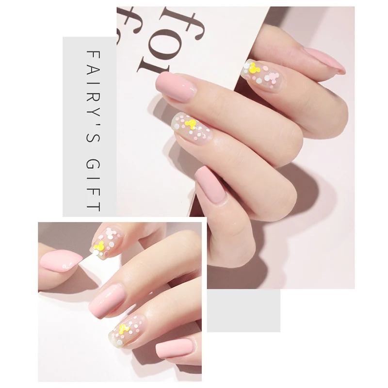 

Double-headed nail polish pen nail polish set portable free baking lasting quick-drying waterproof sequins can not be peeled