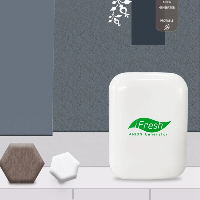 

Portable USB Wearable Air Purifier Necklace Low Noise for Adult Kids