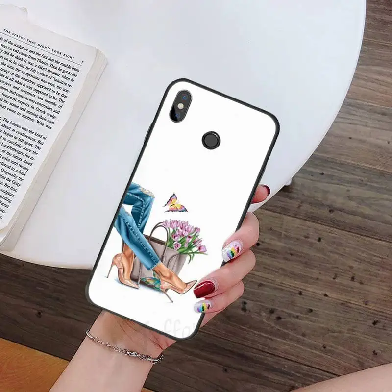 

fashion girl vacation shopping Phone Cases For Xiaomi Redmi mi note 7 8t 9 9t 9s 8 10 10t 11 pro lite K20 max 3