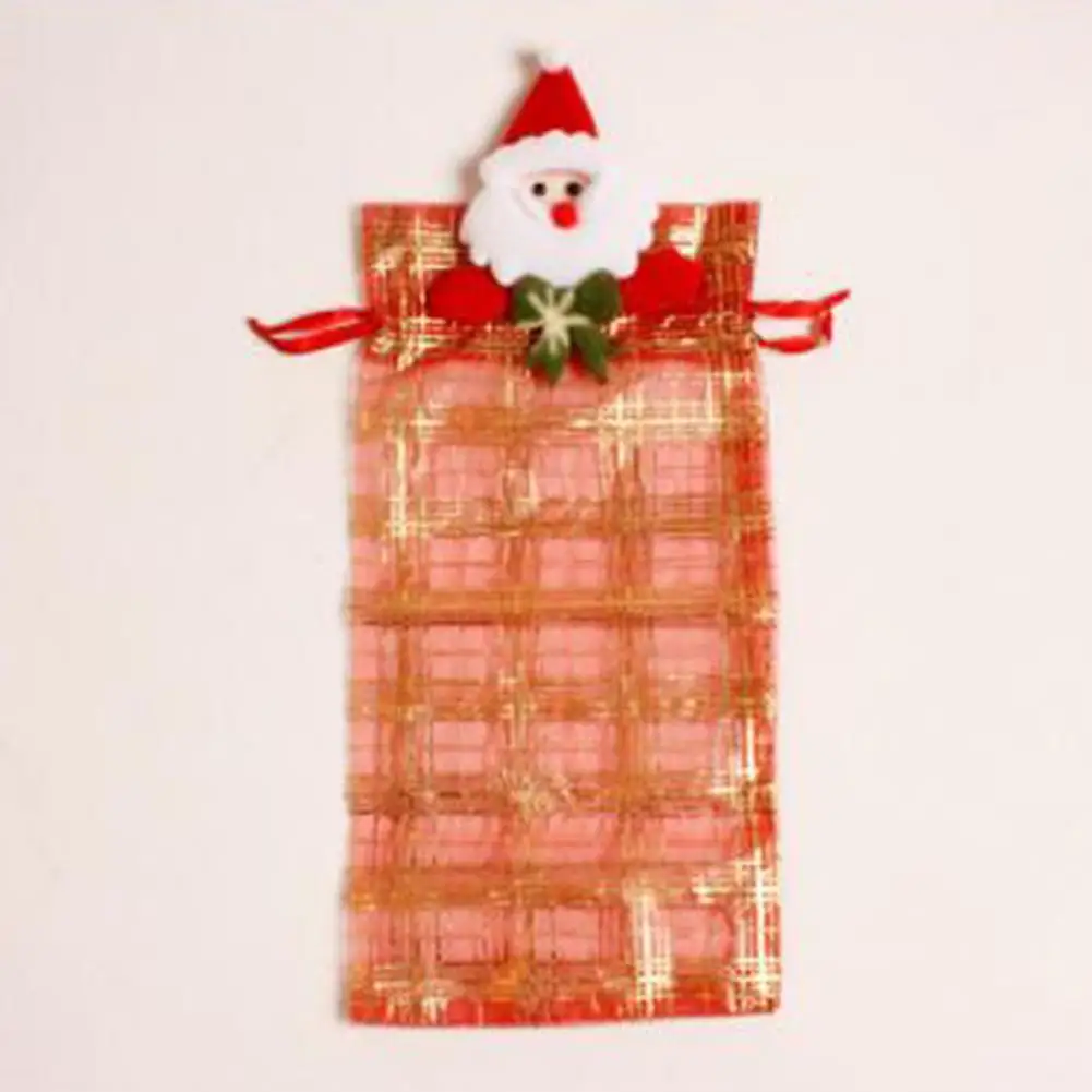 Рождество Санта Клаус/Снеговик/Лось узор шампанского вина бутылки крышка