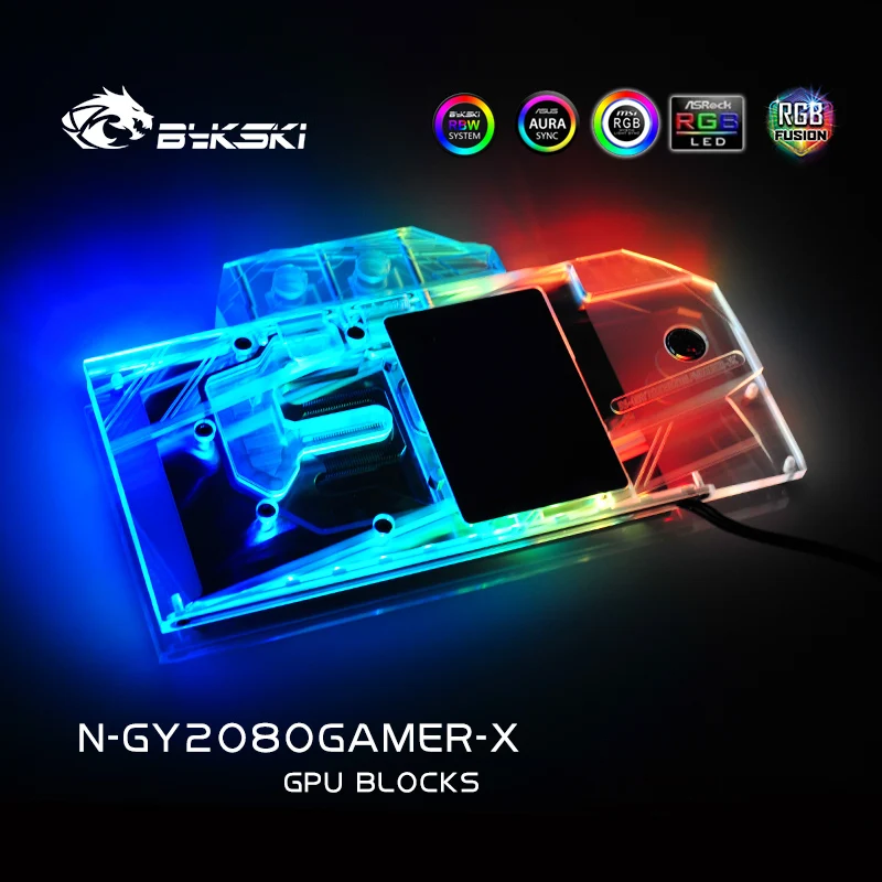 Bykski телефон с полным покрытием графического процессора для VGA GALAX GEFORCE RTX 2080