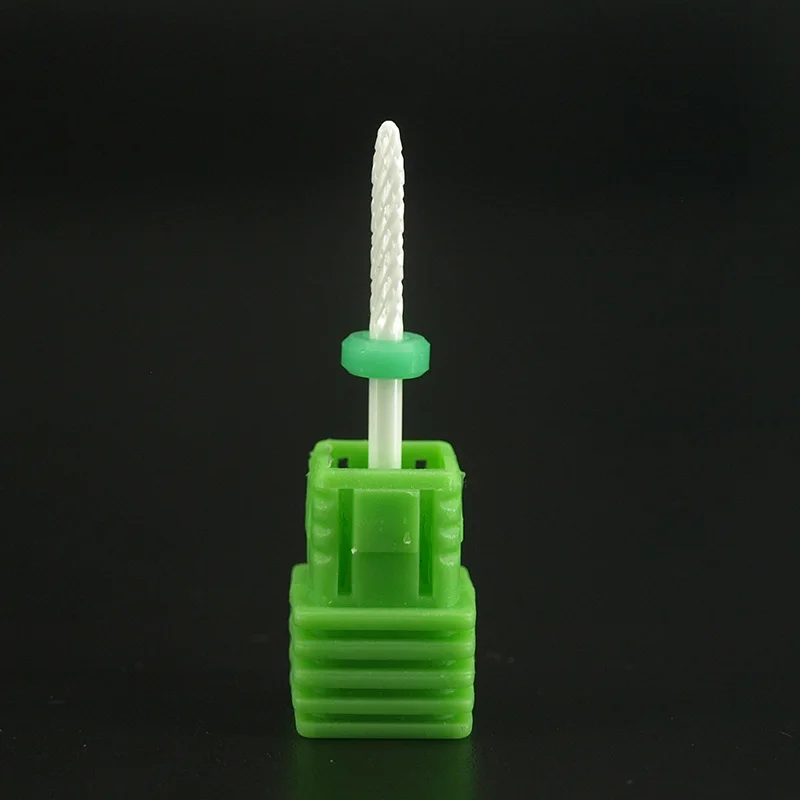 EasyNail 10pcs 2.35mm Ceramic Nail Drill Bit Electric Manicure Machine Accessories Nail Art Tools cuticle remover easywholesale