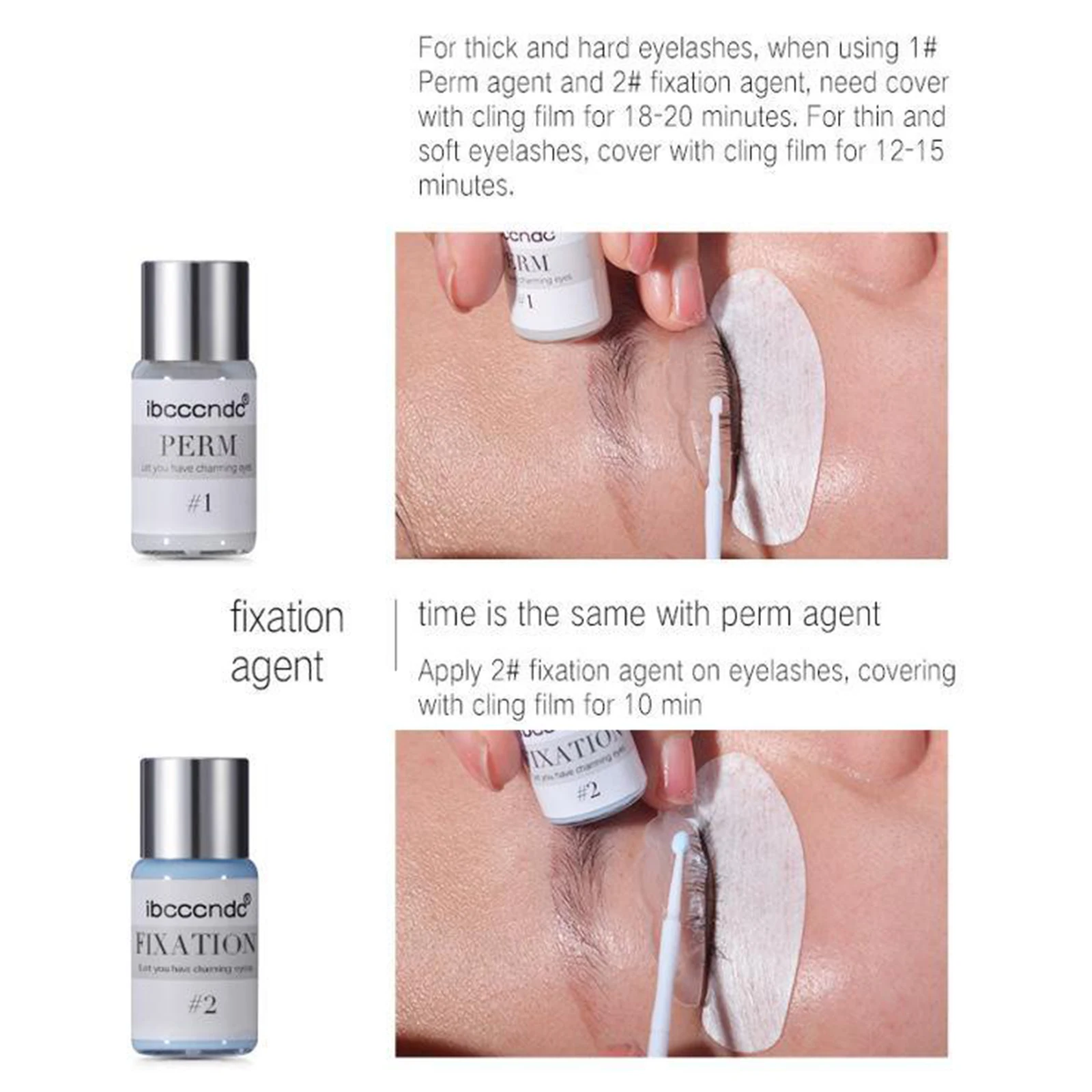 

Eyelash Perm Kit, Professional Lash Lift, Semi-Permanent Curling Perming Wave Lotion & Liquid Set for Salon