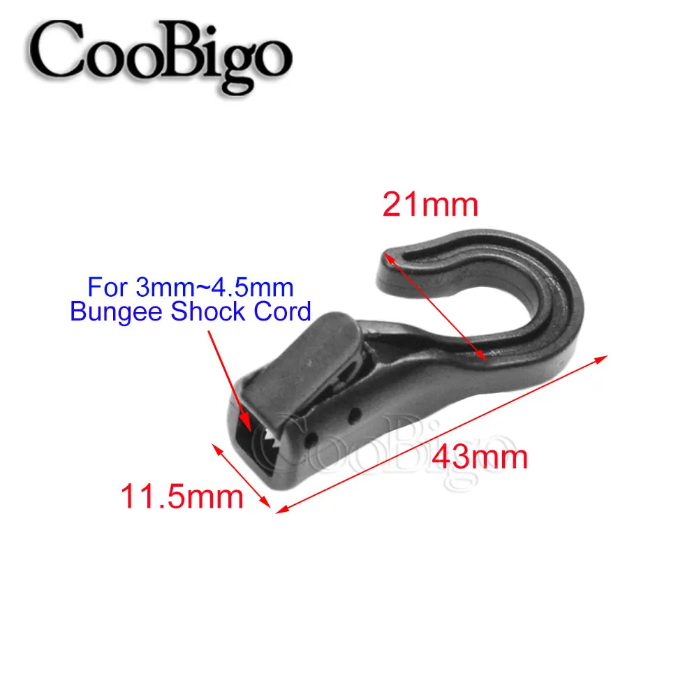 20 шт. открытые концевой шнур крючки застежка Лодка Байдарка мотоцикл веревка