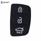3-кнопочный резиновый силиконовый чехол-накладка для ключа KEYYOU для Hyundai Ix35 Mistra Ant Smart Remote Автомобильный Брелок-держатель для ключа кожаный чехол