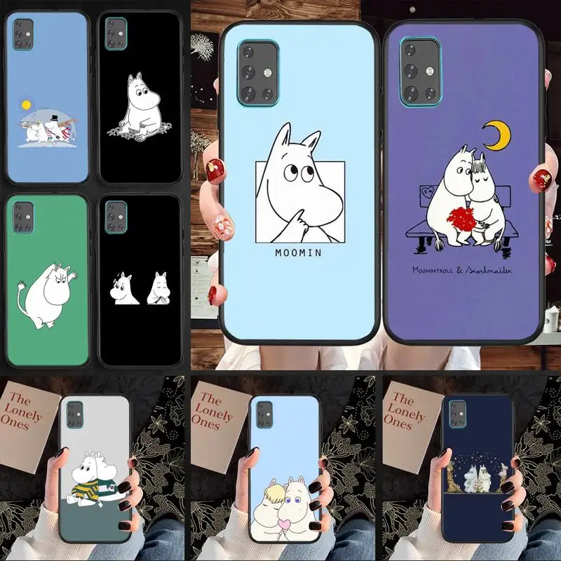 

Cartoon M-MoominS Phone Case For Samsung A11 A12 A71 A80 M10 M20 M21 M30 M31 M31S 5G Cover Fundas