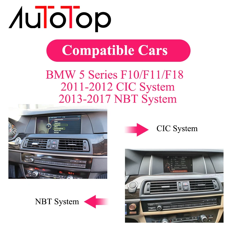 AUTOTOP 12.3&quot BMW F10 Android 10 Car Multimedia Player for 5 Series F11 F18 4G Wifi Carplay Bluetooth GPS 2Din Headunit | Автомобили и