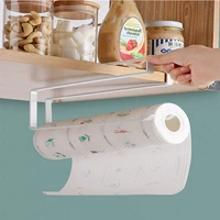 kitchen bathroom toilet paper holder tissue storage organizers racks roll paper holder hanging towel stand home decor shelf