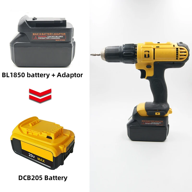 

Новый адаптер Makita для литий-ионного аккумулятора 18 в, преобразующий адаптер для Dewalt 18 В/20 в