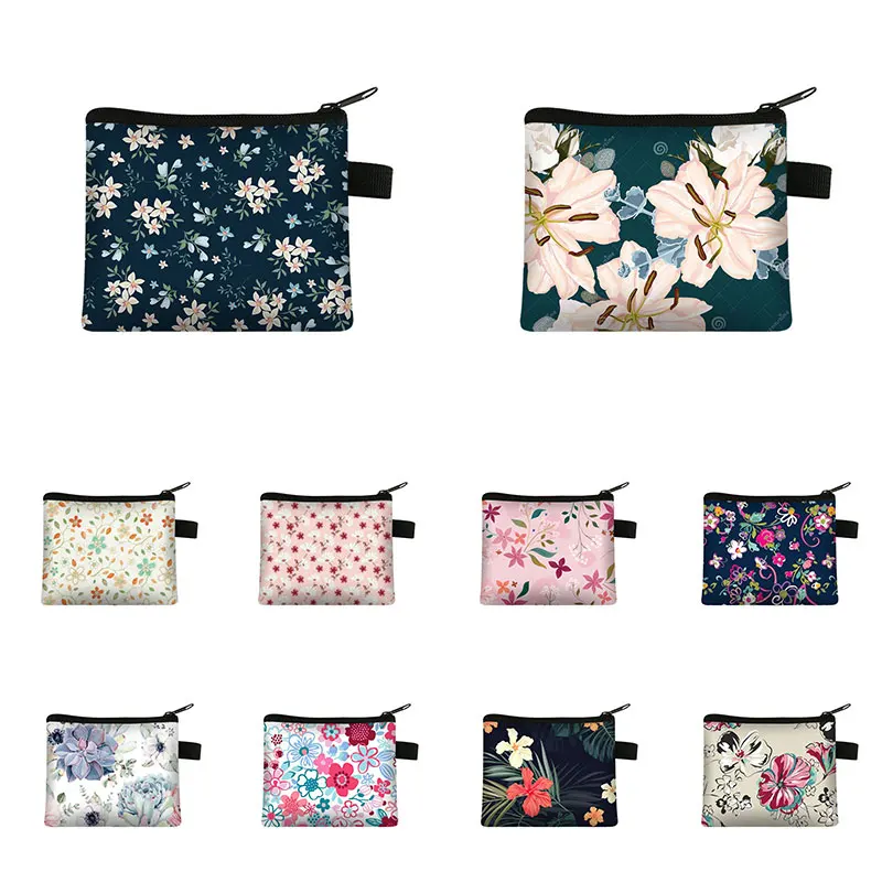 

Fashion Wallet Women Lovely Small Coin Bag Portable Key Storage Bags Female Zipper Coin Purse Wallet Headset Card Holder