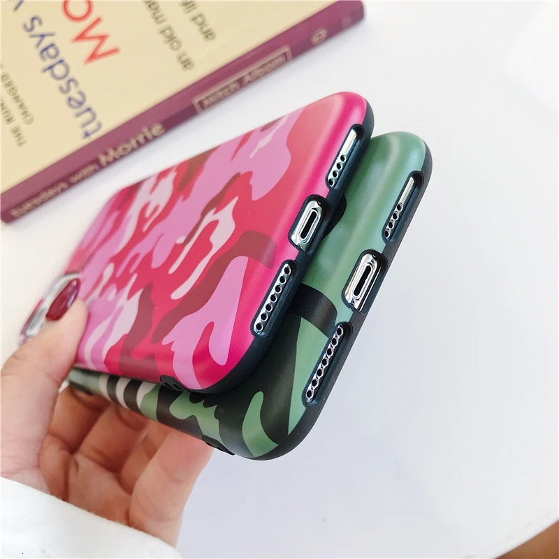 Новый модный Камуфляжный IMD чехол для мобильного телефона 2019 iphone 11 pro MAX 7 6 8 plus X XR |