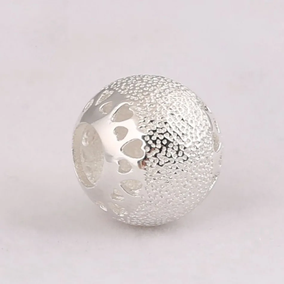 Аутентичные ювелирные изделия S925 сделай сам подвеска с блестящими сердцами