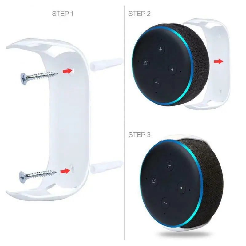 Розетка настенное крепление для Echo Dot 3 подставка динамика Ruimtebesparend умного дома |