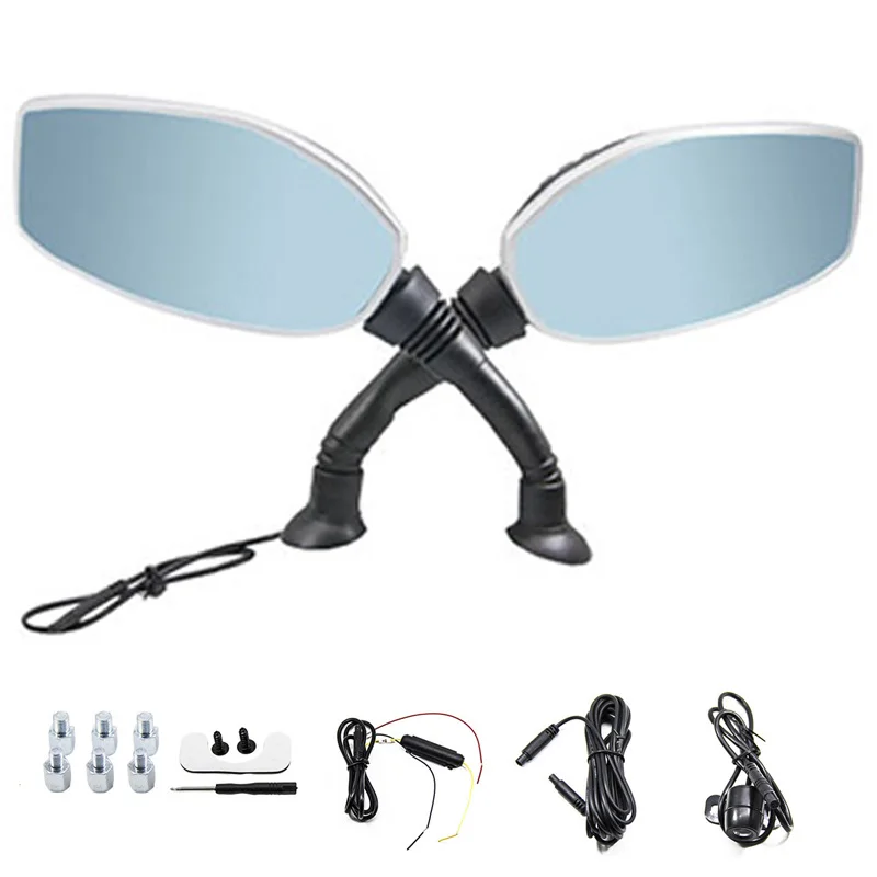 

Driving Recorder Motorcycle Rearview Mirror 1080P Camera Auto Digital Video Recorder ND998