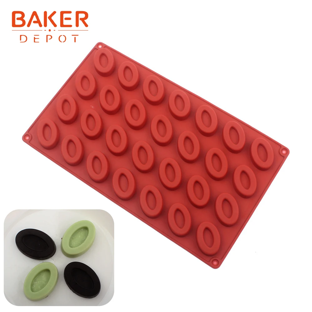 Бейкер депо силиконовые формы для Шоколадный пончик овальная форма печенье торт
