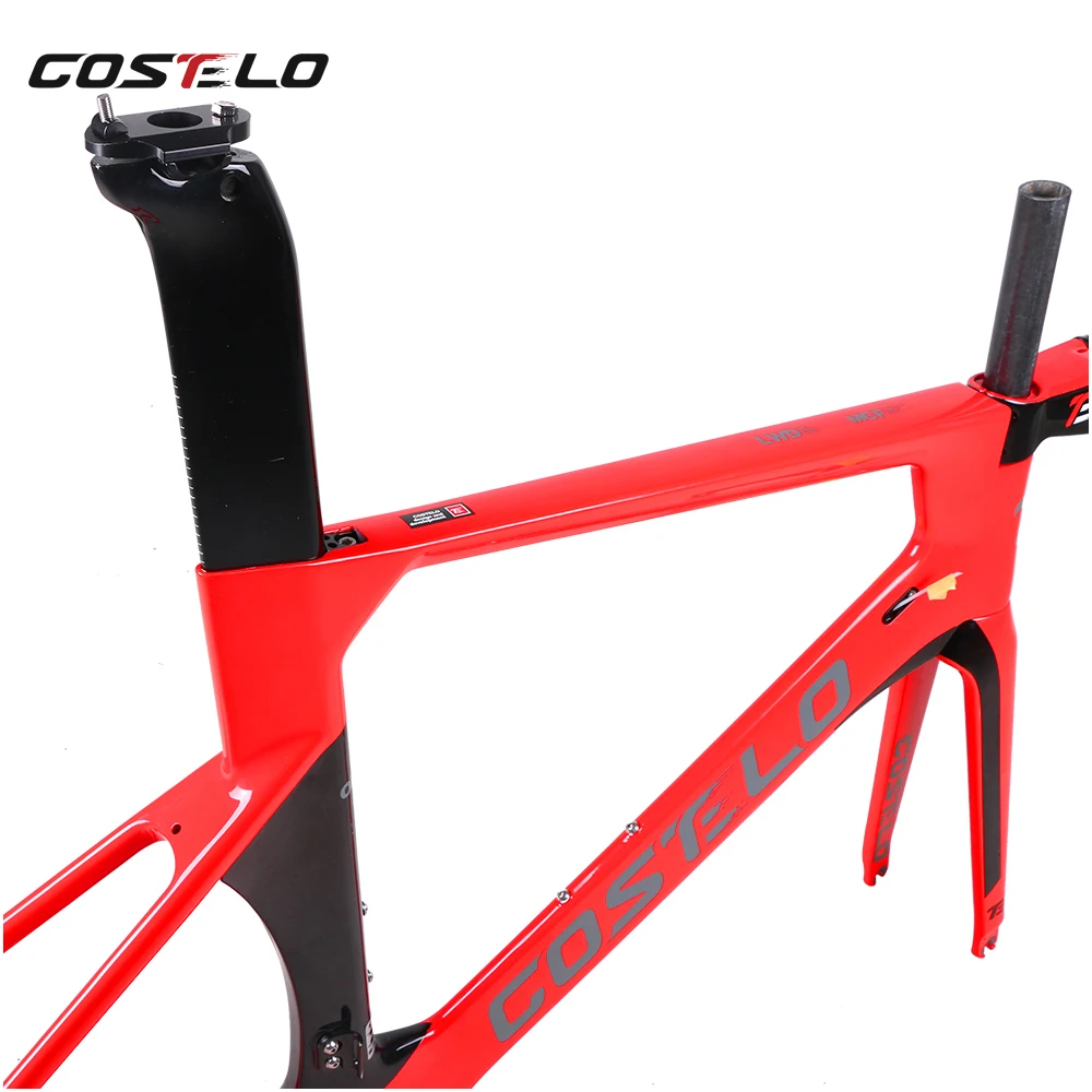 Costelo AEROMACHINE Monocoque карбоновая рама для шоссейного велосипеда велосипедная Рама Bicicleta велосипедная Рама 50 52 54 56