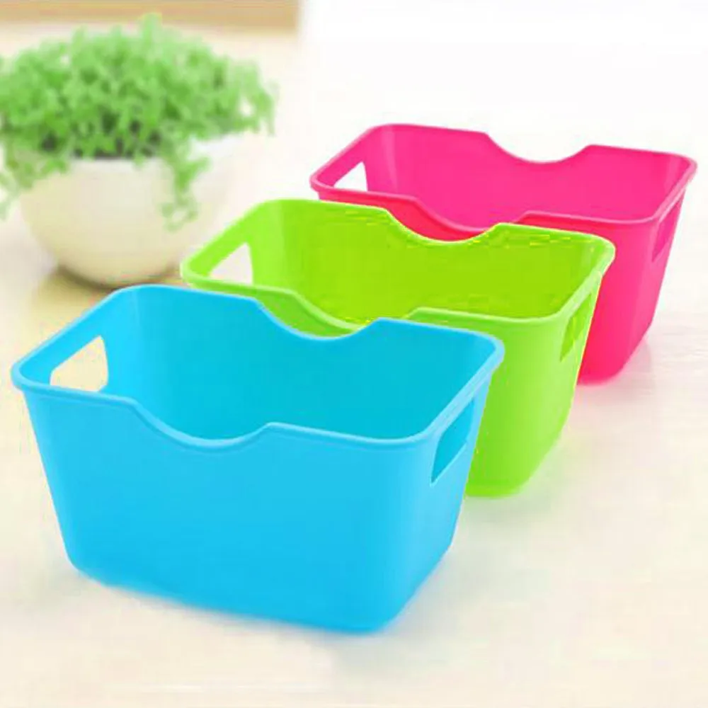 Пластиковая коробка для хранения органайзер косметики контейнер ящик украшений