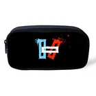 Миниатюрная сумка для ручек с мультяшным принтом Twenty One Pilots для подростков, школьная сумка для хранения для женщин, портативные косметические пеналы