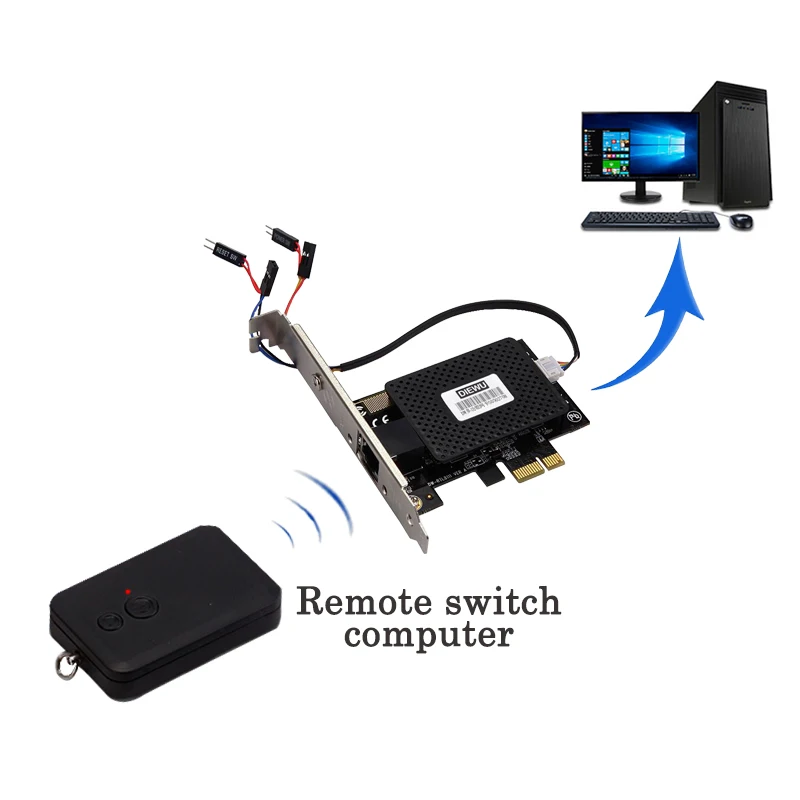 Коммутатор питания для ПК 1000 Мбит/с 1 Гб Gigabit Ethernet PCI E Express|Компьютерные кабели и