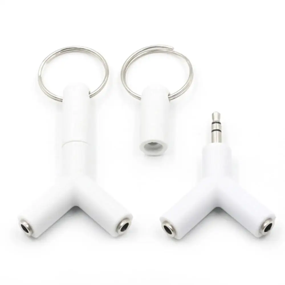 3 5 мм практичный y-тип аудио адаптер для компьютерной гарнитуры пара сплиттер |