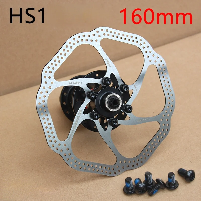 

3pcs HSI 160mm mountain bike disc bike disc six nail disc disc with screw disc MTB,BMX