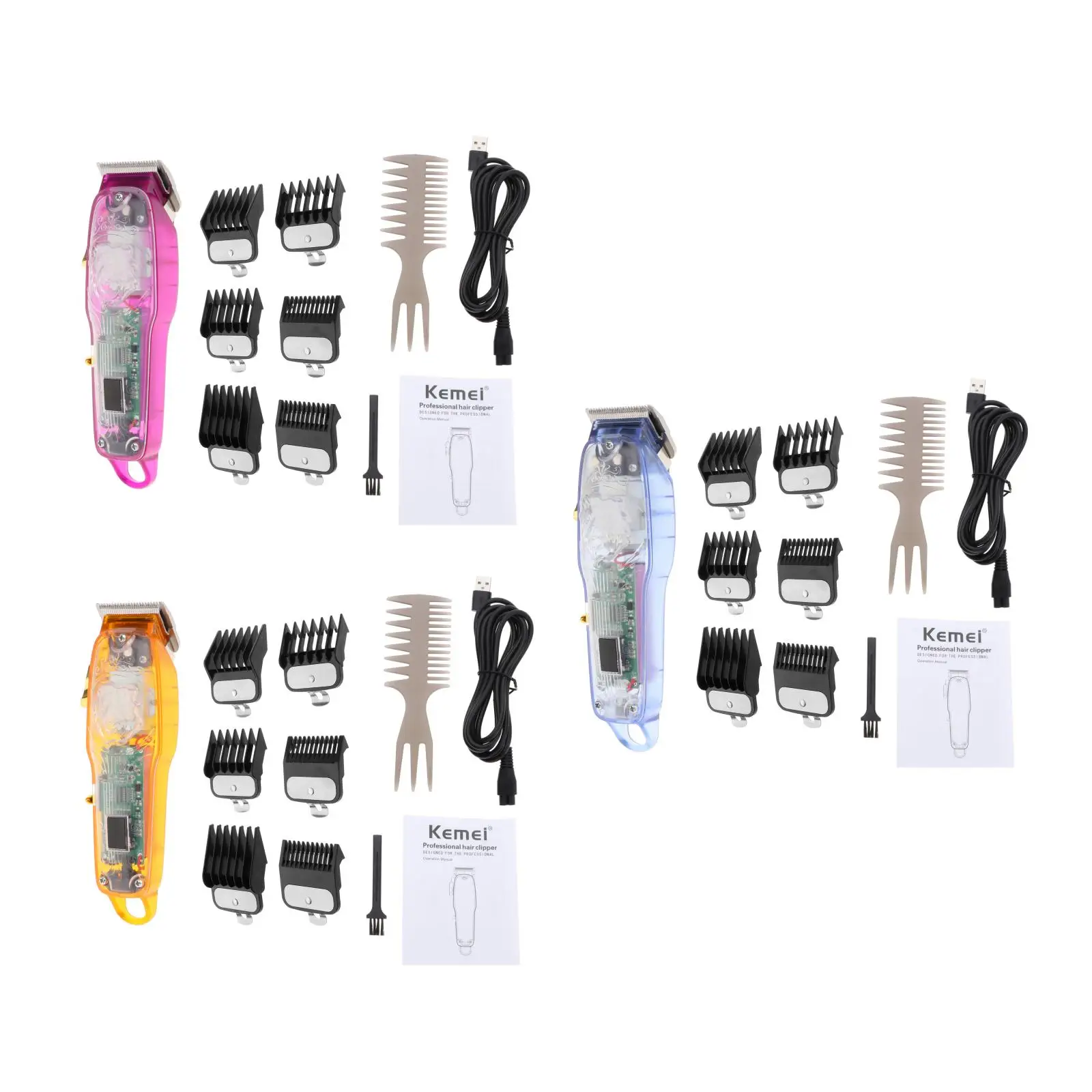 

Cordless Hair Clipper Portable Electric Pro Trimmer Wireless Hair Cutting Barber Beard