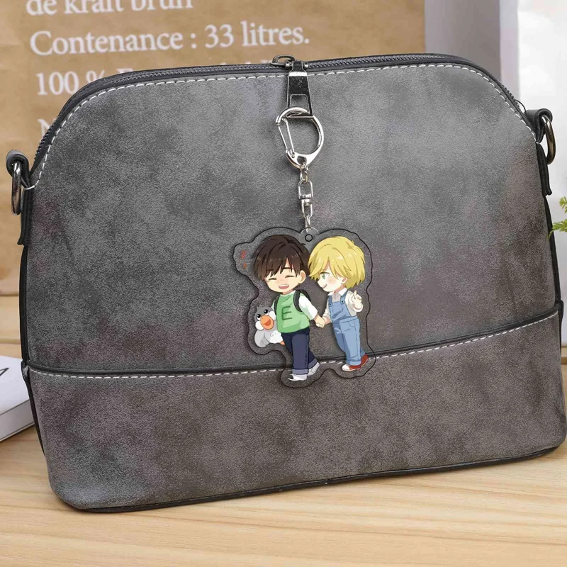 Аниме Банановая рыба вспомогательных Lin Keao деревня Косплэй акриловый брелок Шарм