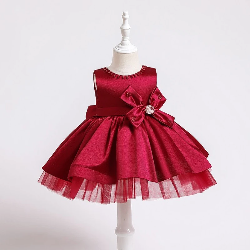 

Одежда для маленьких девочек, юбка-пачка для новорожденных девочек с жемчугом и большим бантом, кружевная юбка-пачка 2022 для детей