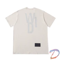 new we11done t shirts mens clothes high quality cotton round neck t shirts welldone fashion casual short sleeve womens tshirt