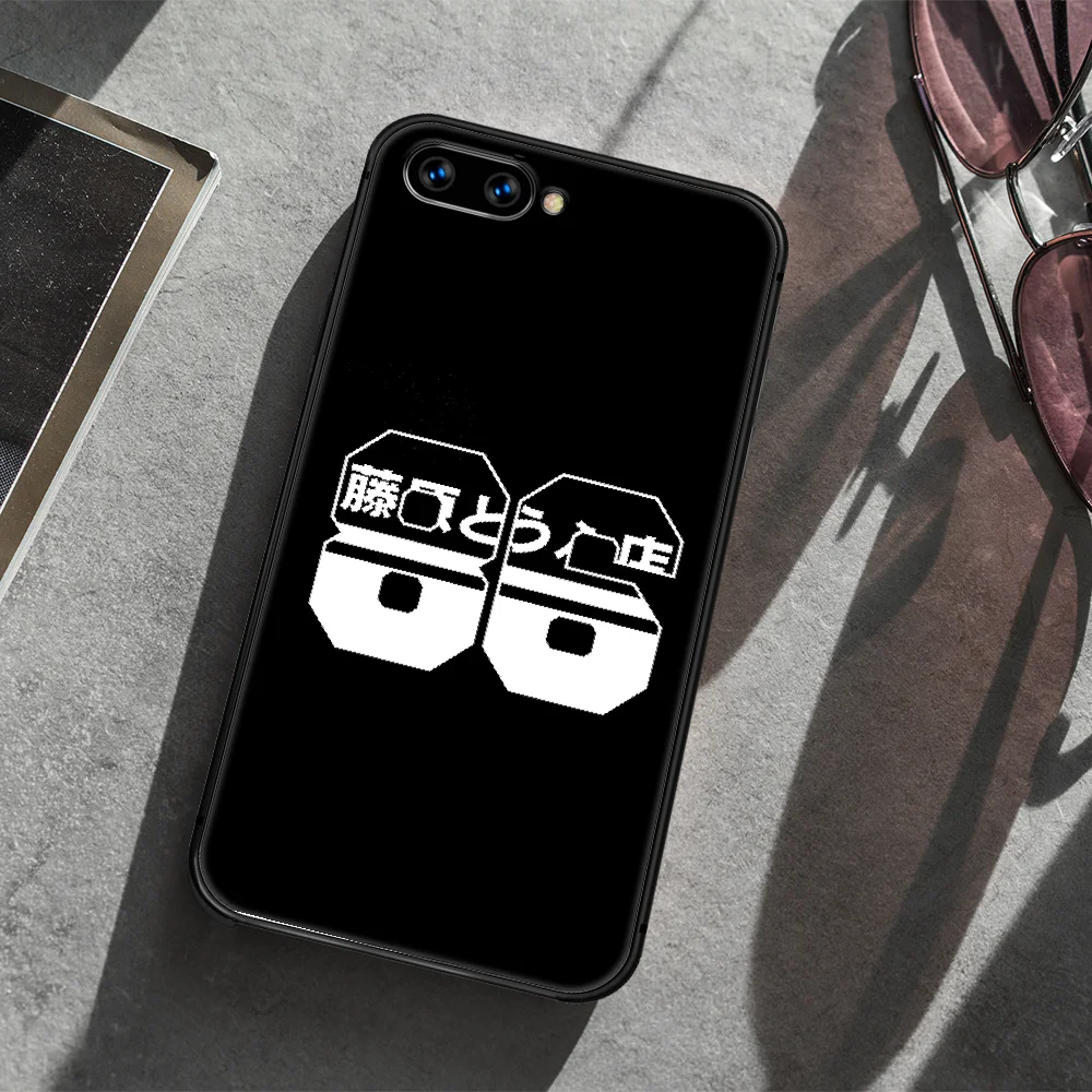 

Japan manga anime Initial D Phone Case Cover Hull For HUAWEI honor 7a 8 8s 8a 8x 9 9x 10 20 i Lite Pro black Cell Silicone Etui