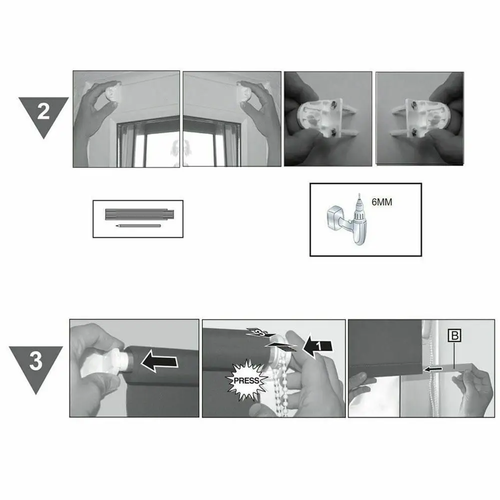 

200CM Bead Chain 25MM Accessory Pack 25MM Roller Blind Head Curtain Accessories Roller Curtain Accessories Ends Cluth
