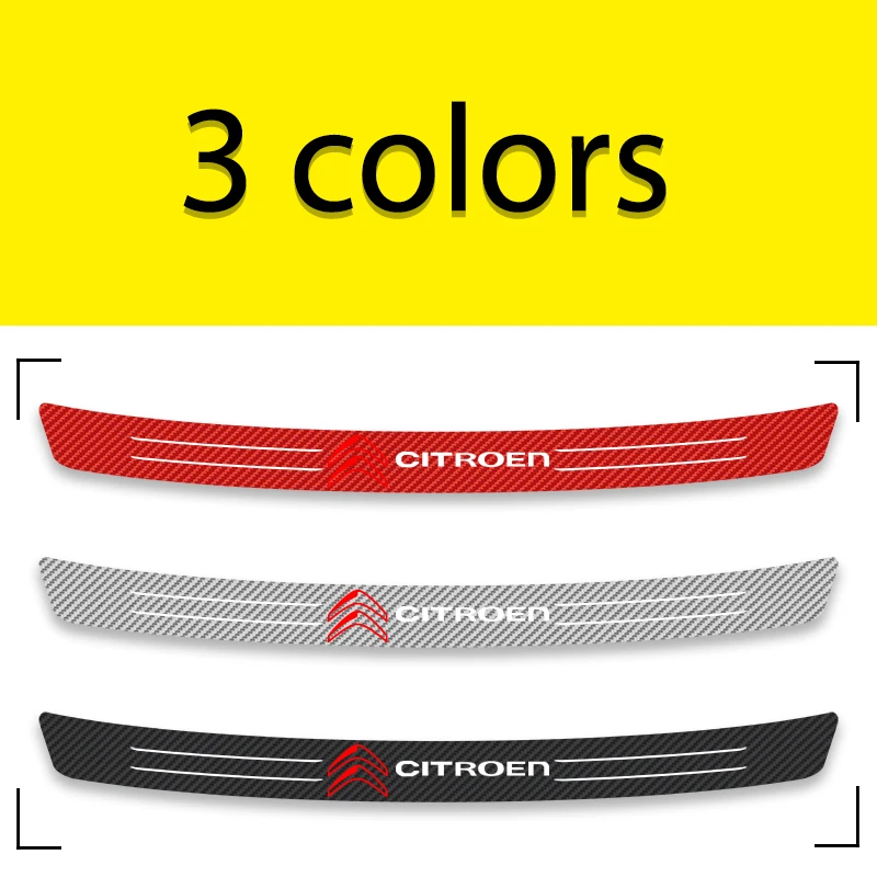 Наклейки из углеродного волокна 1 шт. защита для багажника прочная защитная