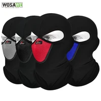 wosawe cycling balaclava breathable skiing face mask mens windproof bandana motorbike racing scarf running outdoor winter hat