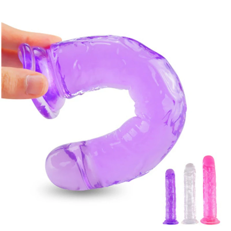 Erotic Soft Jelly Dildo Anal Butt Plug Realistic Dick Strong Suction Cup Adult Toys G-spot Orgasm Big Penis Sex For Woman | Красота и