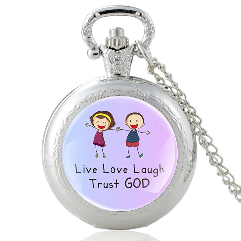 Высококачественные серебряные карманные часы со стеклянным куполом в виде