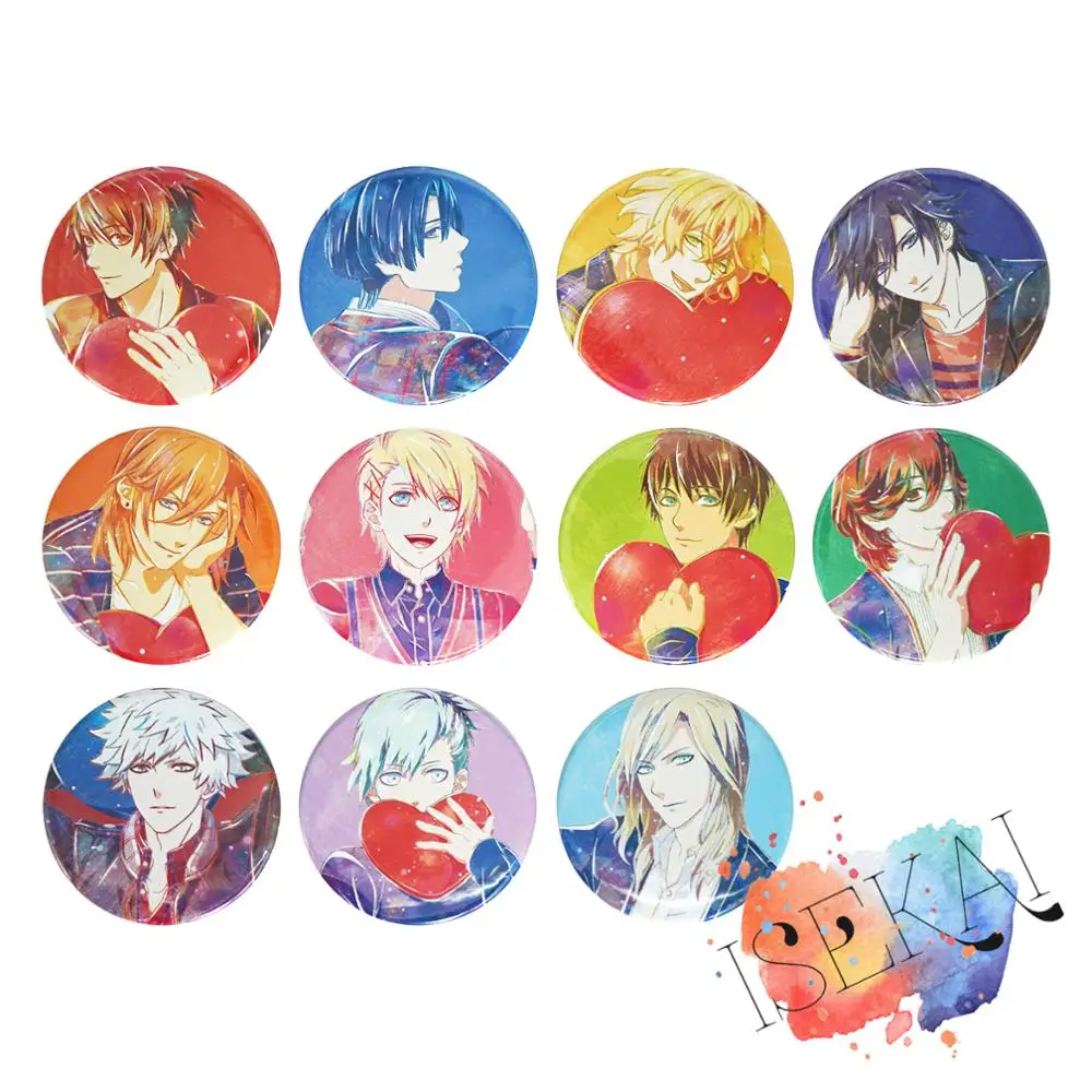 Брошь-значок из игры ихиноза Tokiya Jinguuji Ren Kurusu Syo MIKAZE AI Kotobuki Reiji | Украшения и