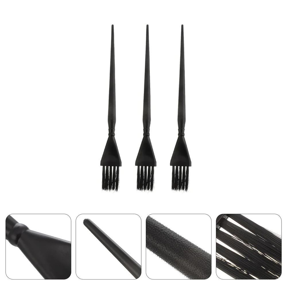 

3pcs Hair Dyeing Brushes Set Hair Highlighting Brush Hairdressing Brush