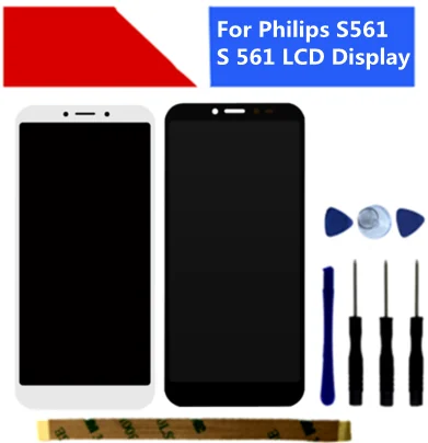 Дисплейный модуль для Philips S561 S 5 45 561 дюйма ЖК дисплей и сенсорный экран в сборе с