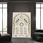 Календарь Witchy Moon Wicca 2022, плакат и печать, оккультистичный стиль бохо, лунный фаз, Декор, настенное искусство, холст, картина для гостиной без рамки