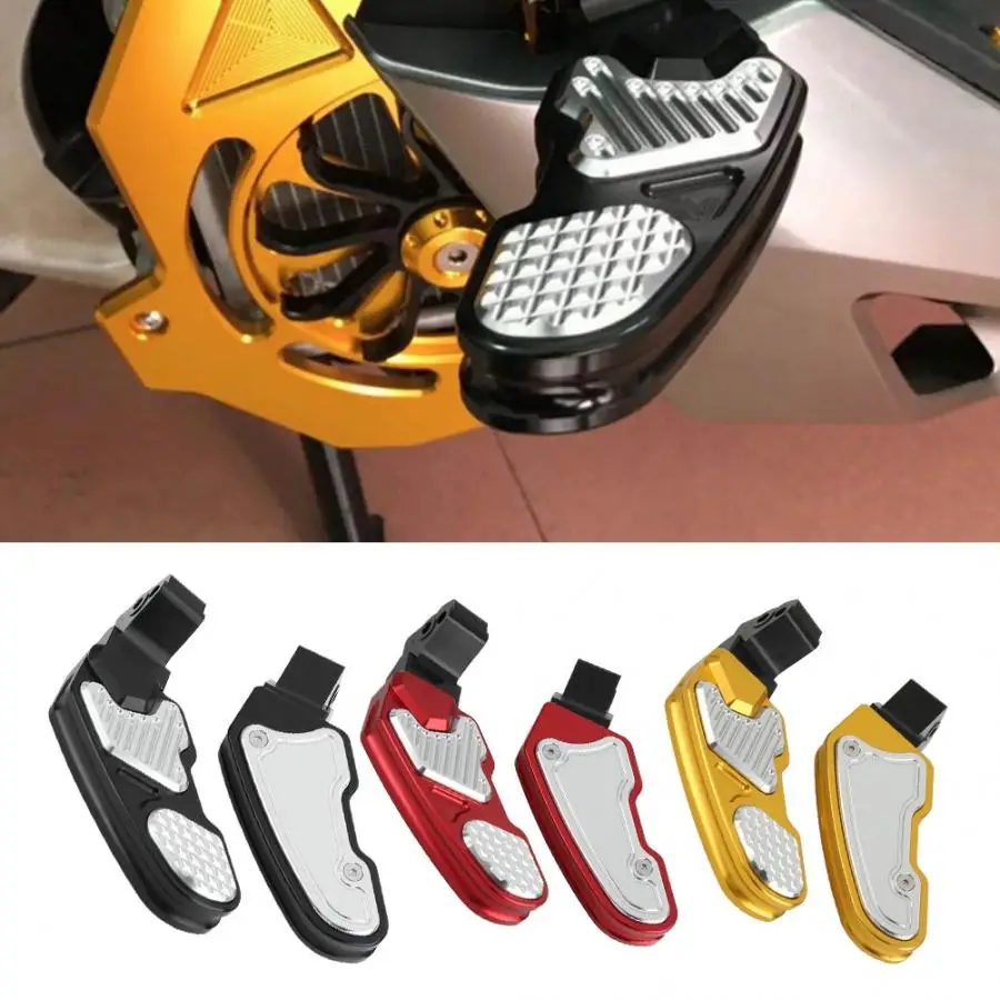 2 шт. мотоциклетные CNC Задние подножки из алюминиевого сплава подходят для Honda PCX 125