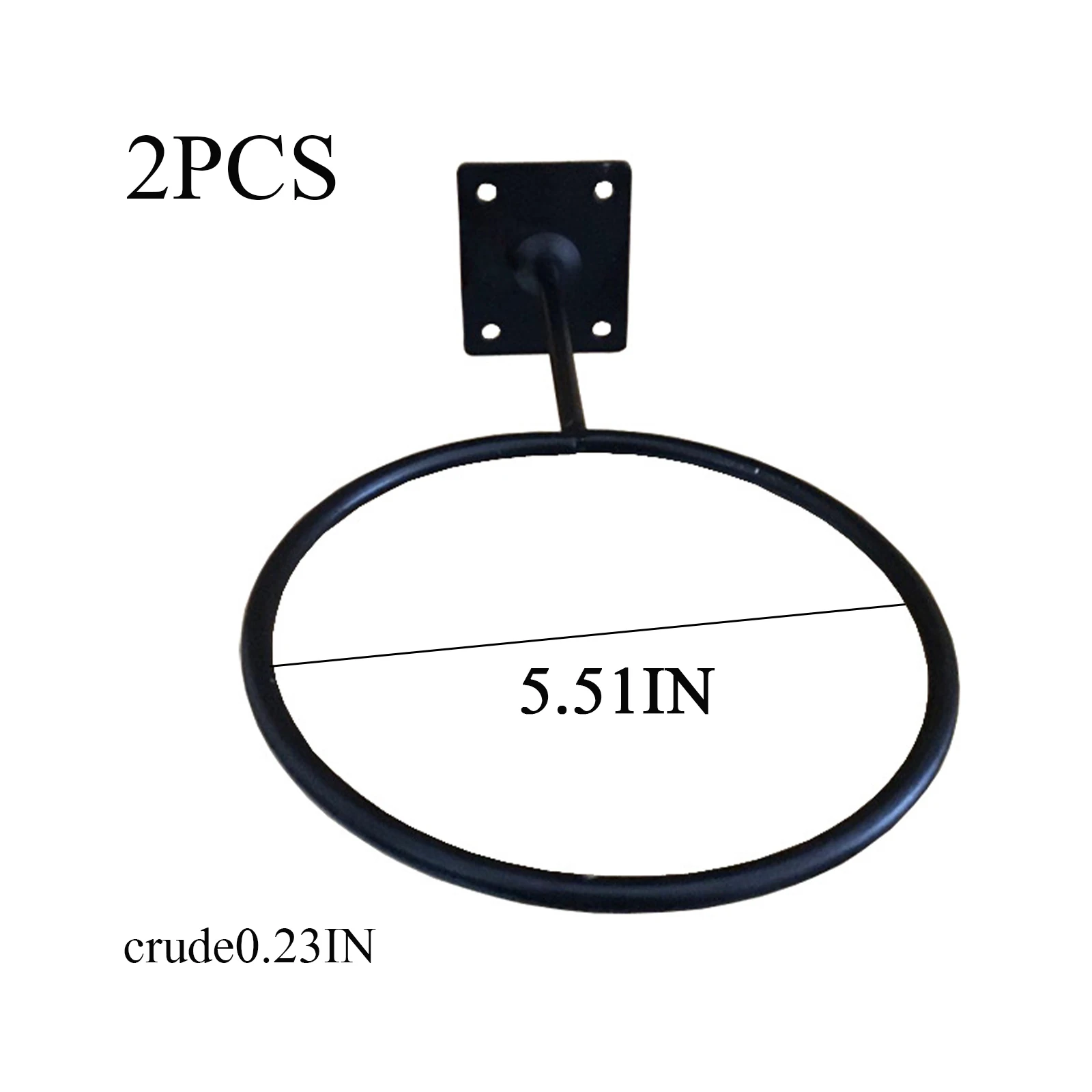 

Wall Mounted Ball Holder Basketball Football Volleyball Storage Rack Black 2-Piece Set Team Sports