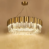 modern stainless steel crystal gold black suspension luminaire lampen led pendant lights pendant lamp pendant light for foyer