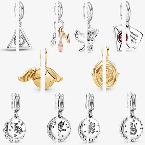 Hot Sale 925 Sterling Silver Death Eagle Fortune Pendant For Original Pandora Bracelet Necklace Womens Diy Charm Jewelry